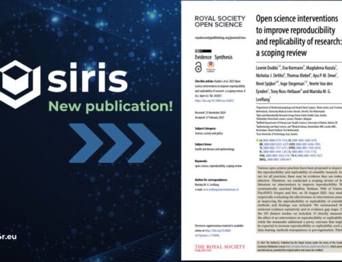 New Publication Alert: OSIRIS & TIER2 Collaborate on Open Science Review Published in Royal Society Open Science